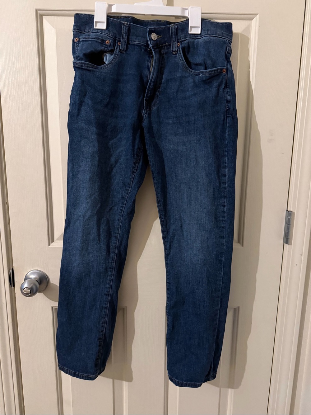 Boys Dark Blue Jeans - Classic Straight Fit